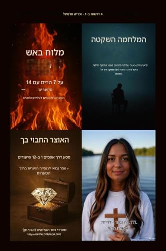 ‫4 דרשות ב-1 מאת זכריאס גודסגל עם קישורי אודיו: מלוחים באש על 7 הרים עם 14 סיפורים - הופכים לרלוונטיים לעליית אלוהים האוצר הטמון בך - אפסים א'; המלחמה השקטה; היא גמור: להפוך למזבח חי‬ (Hebrew Edition)