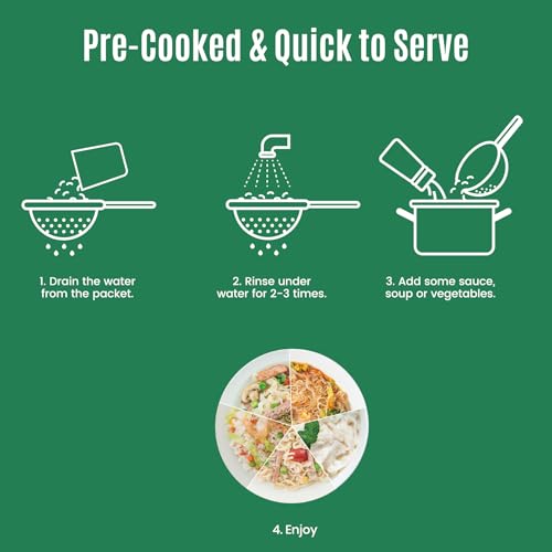 Image of Hethstia Konjac Noodle Variety Pack (Spaghetti, Fettuccine, Rice, Pho, Angel Hair), Pre-Cooked Low Carb Shirataki Noodle, 10-Pack Low Calorie Konjac Pasta, Keto, Vegan, Gluten-Free, Non-GMO, Healthy