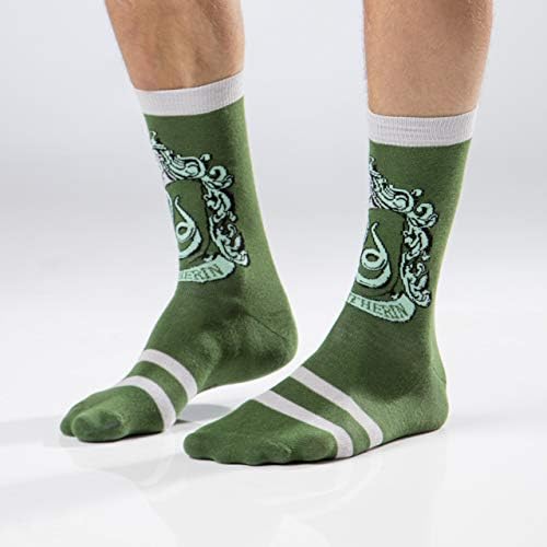 Harry Potter SOCKSHOP Mens House Badges Gryffindor Hufflepuff Ravenclaw Slytherin Cotton Socks Pack of 4