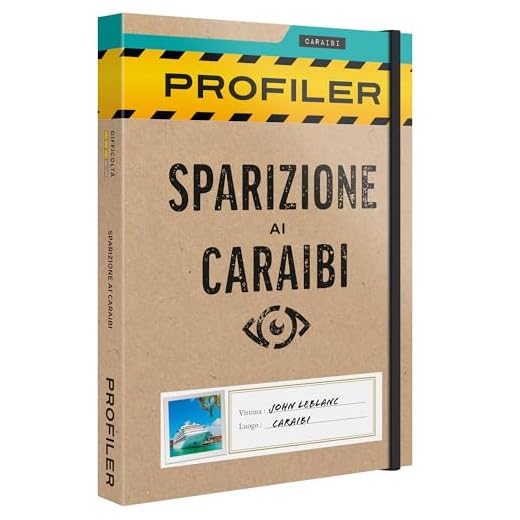 Platonia Games PROFILER - Sparizione Ai Caraibi - : John LeBlanc è scomparso - Gioco di società Escape Game - Gioco d'indagine collaborativa coinvolgente, 1-6 giocatori