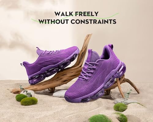 Image of Kapsen Womens Walking Running Shoes Air Cushion Breathable Fashion Tennis Sneakers Mesh Workout Casual Athletic Sports Gym