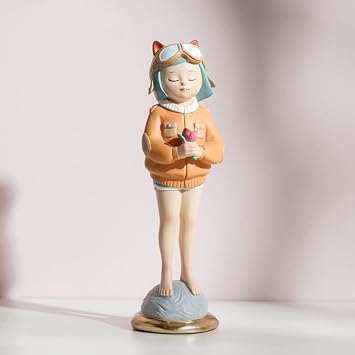 Creativity Statues Home Decor Modern Style Decorative Ornaments for Living Room, Bedroom, Office Desktop, CabinetsColor5