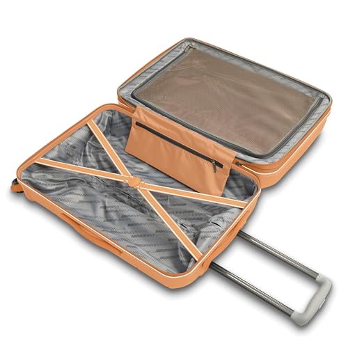 Image of American Tourister Stratum 2.0 Expandable Hardside Luggage with Spinner Wheels, 2-Piece Set 20 /28, Papaya