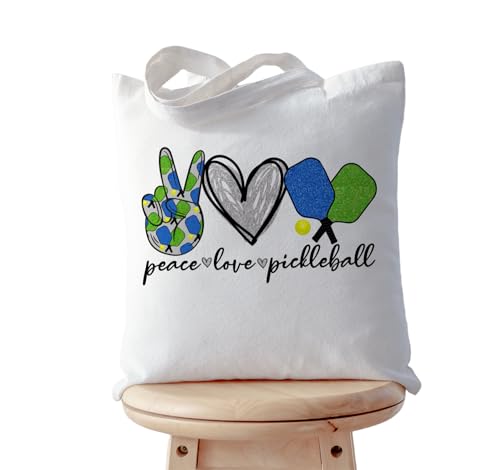 Tote Bag for pickleball Sport Lovers, Sportspickle Inspired Shopping Grocery Bag for pickleball Club...