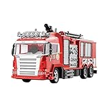 VOLLSTÄNDIGE FUNKTION: Der RC Firetruck verfügt über alle Funktionen - bewegt sich vorwärts, rückwärts, dreht sich nach links und rechts AA-Batterien in der Fernbedienung (nicht im Lieferumfang enthalten).