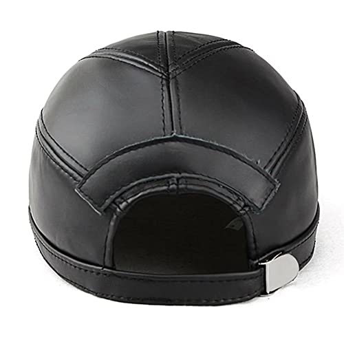Casquette de baseball en cuir chaud protégeant du vent d'hiver - 4