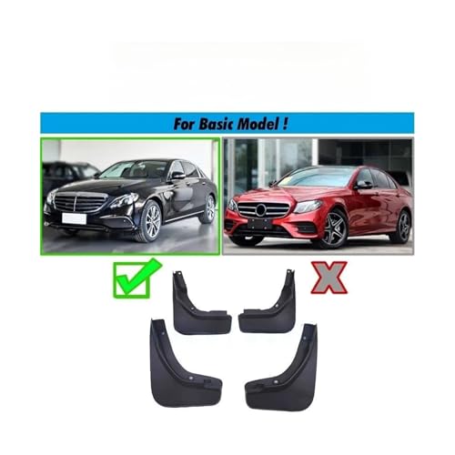Benz Eクラス Eクラス W213 2016 2021 2022 2023 車用マッドフラップ マッドフラップ スプラッシュガード マッドガード フラップ フェンダー アクセサリーに適合(Basic)