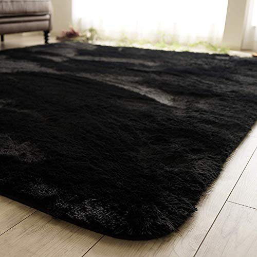 image for YOH Modern Soft Shaggy Fur Area Rug Fluffy Bedroom Rugs, Non-Slip Indo
