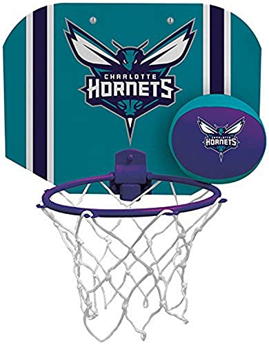 NBA Charlotte Hornets Slam Dunk Softee Hoop Set, Small, Teal
