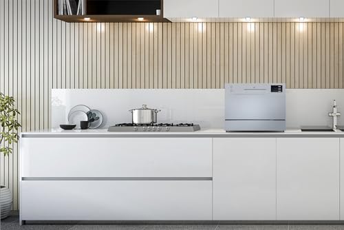 SPT SD-2225DSA Energy Star Countertop Dishwasher with Delay Start & LED – Silver