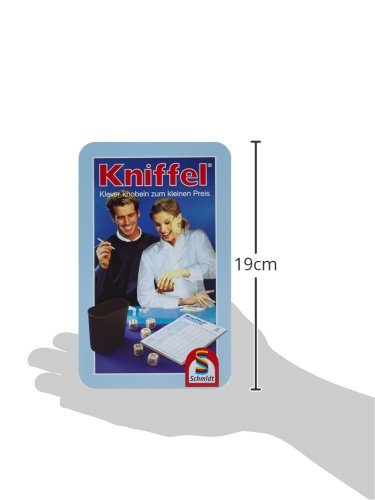 Schmidt Spiele 51203 Kniffel, Bring Mich mit Spiel in der Metalldose, bunt – Ansicht 5