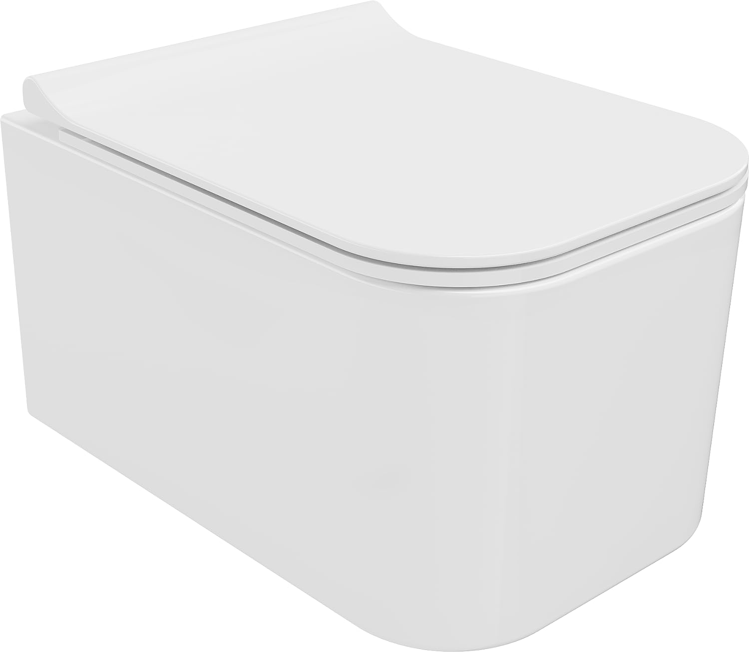 Mexen Elis Rimless WC con sedile Slim Softclose in Duroplast bianco lucido