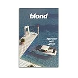 WQMP Frank Ocean Blond - Lienzo decorativo para dormitorio, oficina, habitación, regalo, 50 x 75 cm
