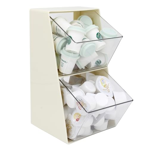 Bokelai Coffee Pod Holder with 2 Large Capacity Basket K