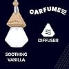 Carfume Classic Soothing Vanilla Car Air Freshener | Premium Sweet, Cream & Nutmeg Fragrance | Luxury Unisex Recyclable Scented Diffuser - Odour Eliminator - UK Made Car Accessories #3