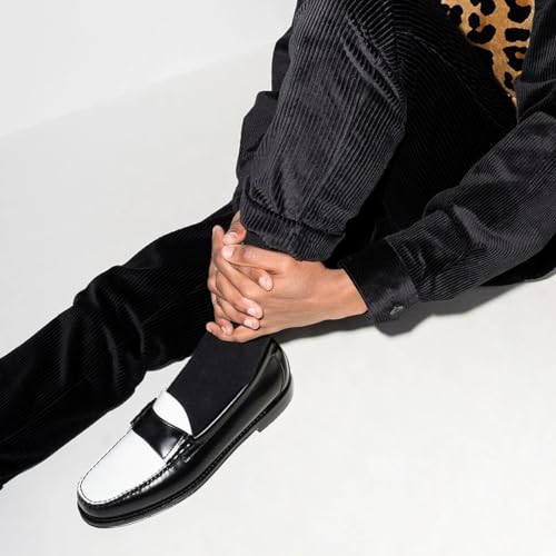 FOWT Men Stylish Round Toe Slip On Comfortable Loafers Comfy Low Heel Trendy Party Dressy Shoes Shoes Size 4-16 US4