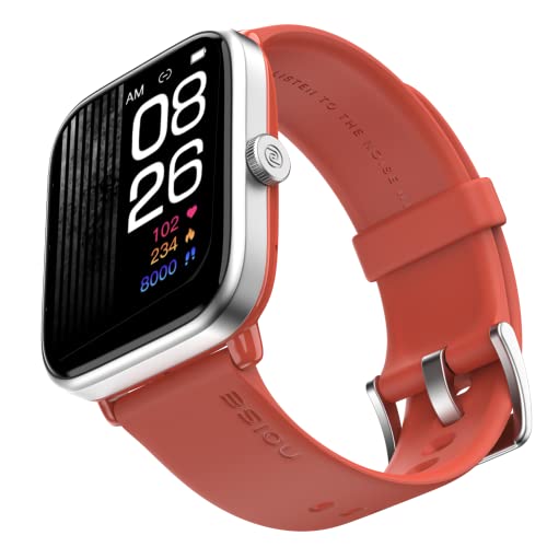Noise ColorFit Pro 4 Advanced Bluetooth Calling Smart Watch with 1.72″ TruView Display, Fully-Functional Digital Crown, 311 PPI, 60Hz Refresh Rate, 500 NITS Brightness (Sunset Orange)