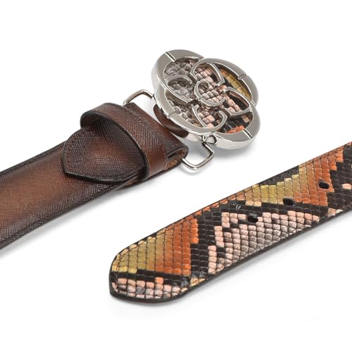 Cuadra Women's Belt in Genuine Python Leather CDA28PH3