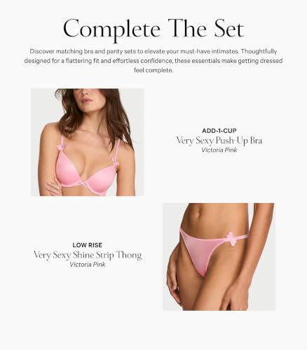 Image of Victoria's Secret Women's Very Sexy Shine Strap Thong Panty