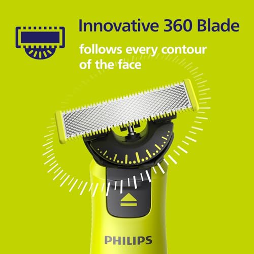 Lame De Rasoir Pour Homme Visage Et Corps Oneblade 360 Philips La Boite De 2 Produits - vue 7