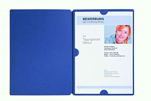 Preisvergleich Produktbild Pagna 44137-02 Bewerbungsmappe Spirit Basic, 3-teilig, blau