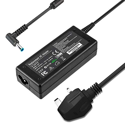 HP Cargador para portátil de 45 W, Ponkor 19,5 V 2,31 A, Adaptador de Corriente de Repuesto para HP 45 W Elibook Folio, Spectre Ultrabook, Pavilion Touchsmart y más (4,5 mm x 3 mm)
