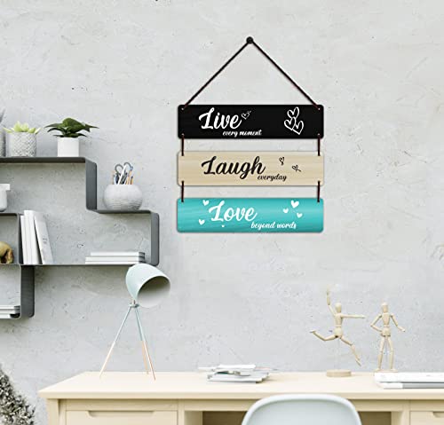 Image of EXPLEASIA Decorative Wall Hanging Wooden Art Decoration Item for Home Office Home Decor Gift Items