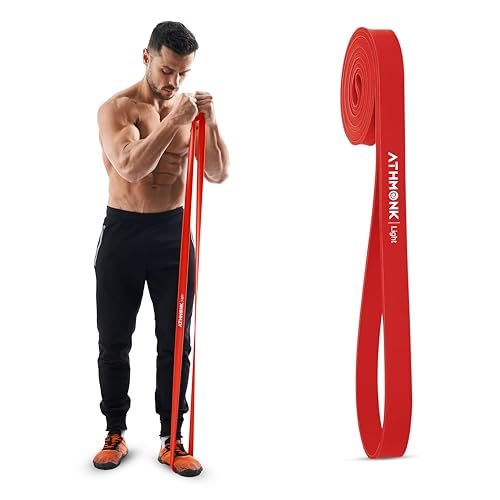 Athmonk Resistance Bands for Workout - Power Loop Exercise Band - Stretch Bands for Workout - Pull Up Band - Stretching Physiotherapy Yoga Home Gym Equipment - Natural Elastic Rubber - 7-15 kg,Light (B0D9P1TM35) Amazon Price History, Amazon Price Tracker