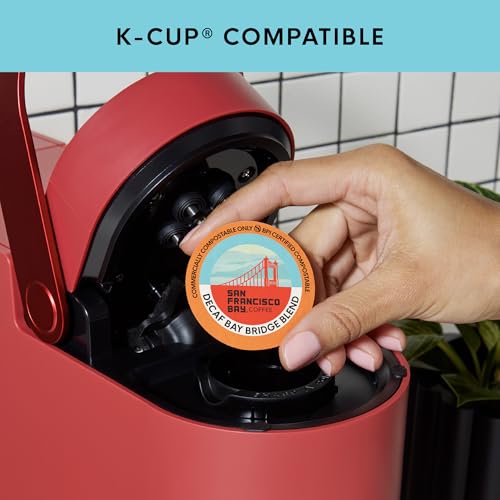 Image of San Francisco Bay Decaf K-Cup Coffee Pods, Decaf Bay Bridge Blend (80 ct), Medium Roast, Commercially Compostable Single-Serve Coffee Pods, Swiss Water Process