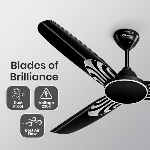 Image of Sanorita 1200 mm Ceiling Fan for Home | BEE 2 Star Rated Energy Efficient Fan | Superior Air Delivery | HighSpeed | 2 Years Warranty | Pack of 1