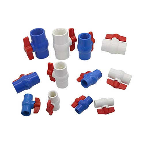 Válvula de bola de PVC con rosca hembra de 1/2 a 2 pulgadas para control de agua 6