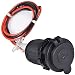 Zócalo del encendedor de cigarrillos, Enisina Waterproof Marine Grade 12V / 24V DC enchufe del encendedor de cigarrillos Outlet para Boat Motorbike Car, con cable de conexión de 0.6 m