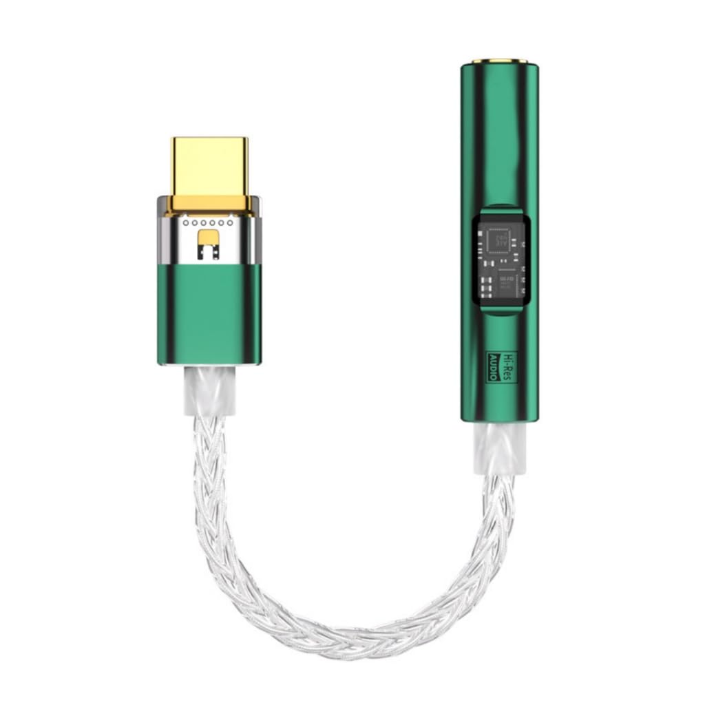 Adattatore audio digitale HiFi per cuffie di tipo C per smartphone, PC e computer portatili