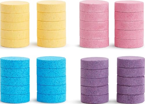 Image of Munchkin® Color Buddies™ Moisturizing Bath Water Color Tablets, 40 Pack, Yellow/Pink/Blue/Purple
