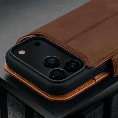 Coque iPhone 17 Pro antichoc TORRO en cuir véritable pour éviter les rayures - 5