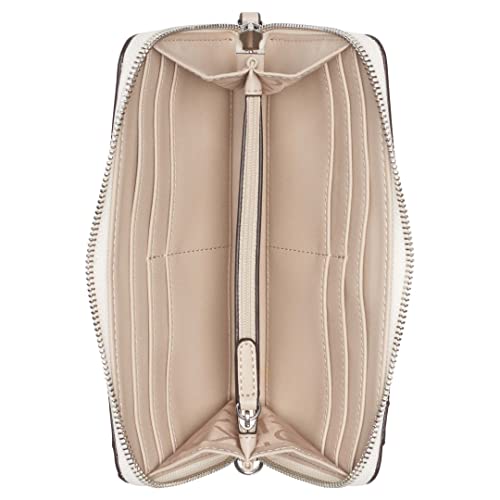 Image of Calvin Klein Key Item Saffiano Continental Zip Around Wallet with Wristlet Strap