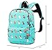 abshoo Little Kids Dog Toddler Backpacks for Boys and Girls Preschool Backpack With Chest Strap (Dog Teal)