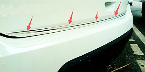 Miniatura 5 de Accesorios exteriores de acero inoxidable trasero trasero trasero puerta decoración cubierta 1 unids para Nissan Rogue X-Trail 2014-2018