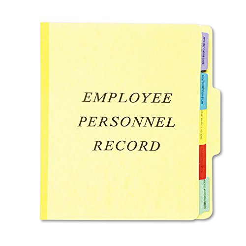 Carpeta para empleado Pendaflex PFXSER1YEL amarilla de archivo de personal