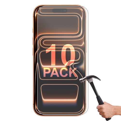 Protecteur d'écran iPhone 17 Pro en verre trempé : évitez les bris d'écran avec ce lot de 10