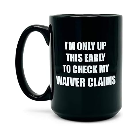 FANTASYJOCKS Fantasy Football Drinking Cup Coffee Mug - 15 Ounces Cover