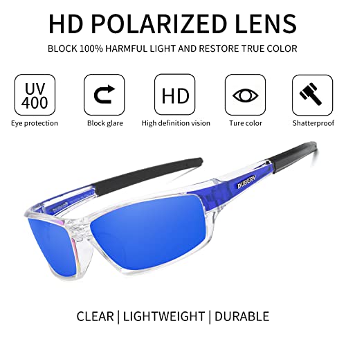 Image of Sports Polarized Sunglasses for Men Women Driving Fishing Baseball Cycling 100% UV Protection Wrap Around Sun Glasses