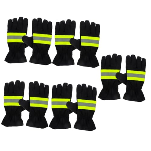 Gants de pompier anti-chaleur iplusmile pour équipement de sécurité incendie