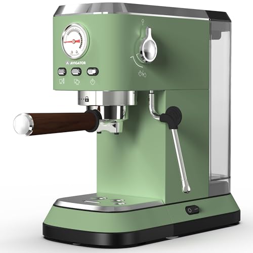 avigator 20 Bar Espresso Machine Compact Coffee Maker with Milk Frother Espresso Maker with 50oz Removable Water Tank for Home & Office Coffee Machine for Cappuccino & Latte
