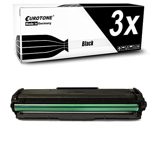Toner MLT-D101S compatible Samsung SCX3405 SCX3400 SCX3401 Eurotone lot de 3 cartouches noires