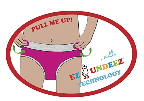 Ez Undeez Toddler Girls Underwear, Padded Potty Training Briefs, Easy Pull Ups2