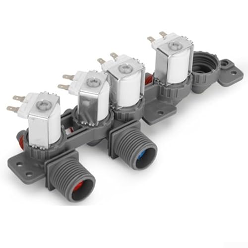 Eawfgtuw AJU75152602 DC12V Washing Machine Water Inlet Valve Stainless Steel Plastic Multicolor 6.15 * 4in for Agitator Stacked High Efficiency Impeller Combination Washers Dryers Eawfgtuw AJU75152602 DC12V Washing Machine Water Inlet Valve Stainless Steel Plastic Multicolor 6.15 * 4in for Agitator Stacked High Efficiency Impeller Combination Washers Dryers