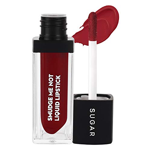 Image of SUGAR Cosmetics Womens Smudge Me Not Liquid Matte Lipstick (Red Free Size)