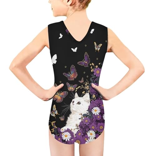 Image of Girls' Swimwear for 3-14 Cartoon Bathing Suit Girl Swimsuit Gym Leotard