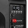 Fenton FT08LED MK2 Portable PA System 300W, 8 Inch Bluetooth Party Speaker With Wireless Microphone, Rechargeable Battery, USB MP3 Playback & LED Party Lights #3